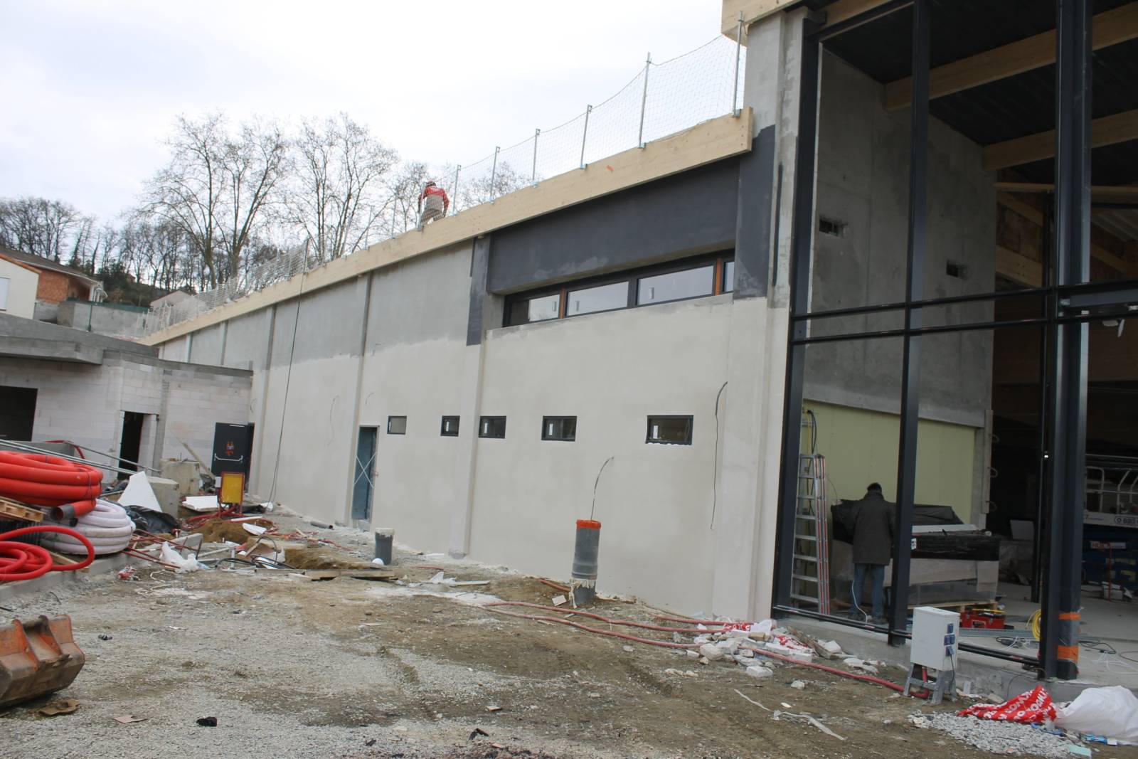 Isolation lors d'une construction d'un LIDL à CORNEBARRIEU (31)