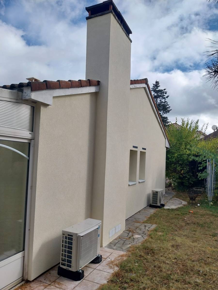 Ravalement de façades et ITE de maison à Colomiers