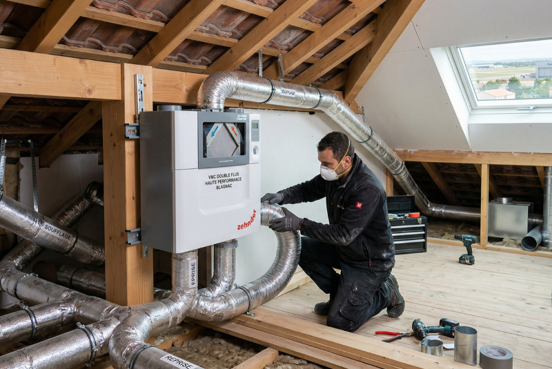 Installation de VMC double flux haute performance à Blagnac