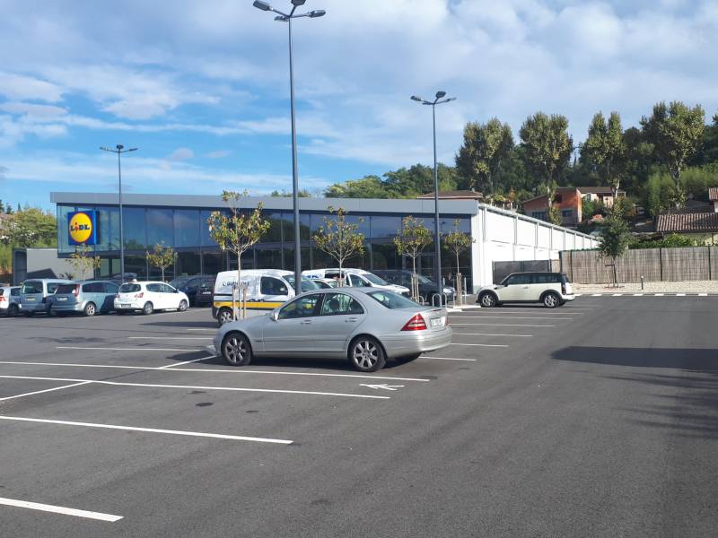 Isolation lors d'une construction d'un LIDL à CORNEBARRIEU (31)